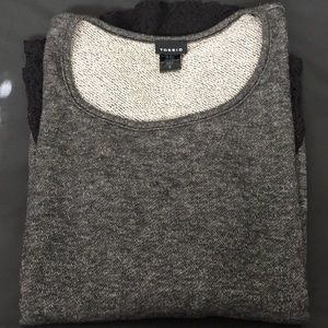 Torrid top with lace back and 3/4 sleeves